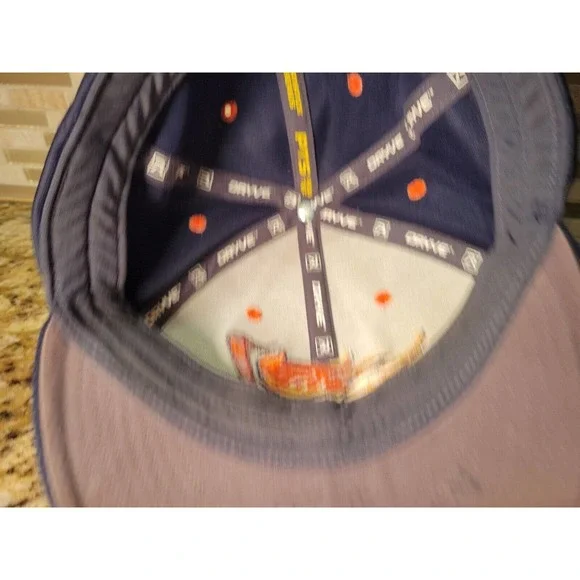 Richardson Dryve Hat Navy Blue Baseball Cap Embroidered Logo Fitted Small-Medium - Picture 10 of 14